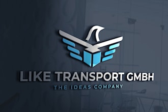 design a professional transport, logistics and trucking logo