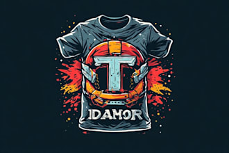 design a creative graphic typography t shirt design