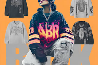 do urban streetwear design for clothing