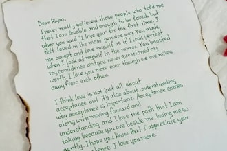 create personalized aesthetic handwritten notes and letters