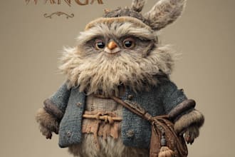 do fantasy concept art character digital illustration