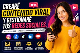 crea contenido viral y gestiona tu presencia en redes sociales