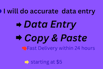 do data entry and virtual assistant