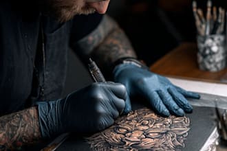 tattoo design by a professional tattoo artist