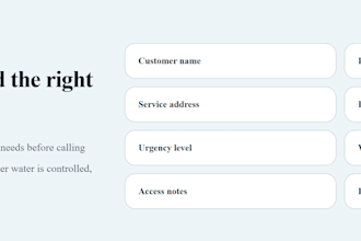 build an ai chat intake system for your service business