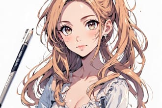 draw anime or manga style portrait