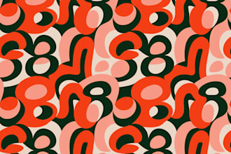 create seamless pattern design or texture
