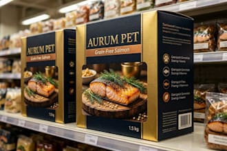 design creative box, pouch and label packaging design