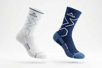 do 3d socks model, 3d socks design, 3d tennis socks design, 3d mockup design