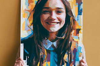 abstract painting art or color abstract art