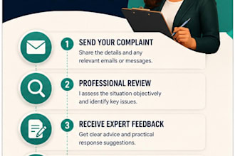review customer complaints and write professional responses