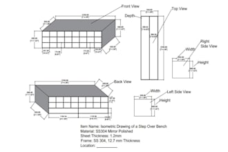 convert your sketch or PDF to professional autocad drawing