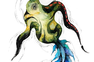 create a watercolor tattoo design
