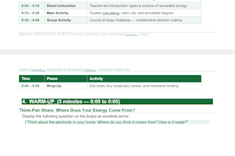 create professional lesson plans and teaching materials for k to 12 educators