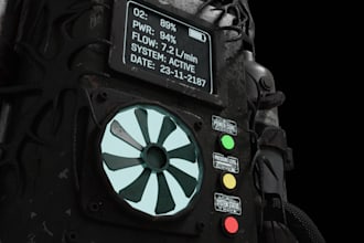 create high quality 3d assets, and prop models