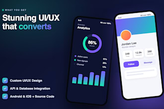 develop a custom mobile app for android and ios