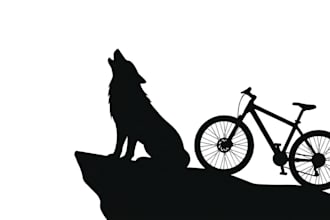 create animal and any object into silhouette vector