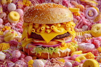 food pop art of your food pop art