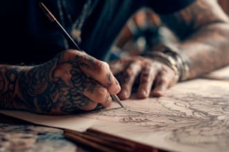 create the coolest anime or manga tattoo design