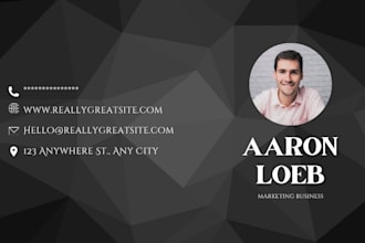 do professional business card design