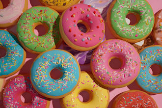 design unique food pop art, cartoon food illustrations and posters