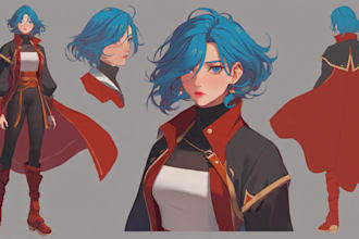 draw you an anime portrait or icon