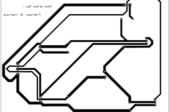 design your pcb schematic and layout in proteus or easyeda