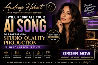 recreate or remake ai songs into professional production