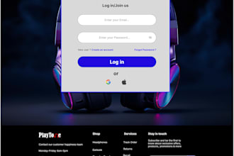 design a modern and responsive website