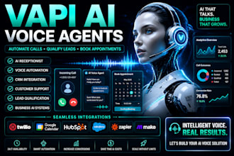 develop custom vapi ai voice agents, apps and business ai systems
