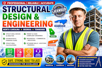 architect and structural engineering for north carolina, georgia, tennessee