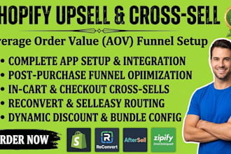 upsell and cross sell optimization selleasy reconvert aftersell zipify hextom