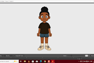 create professional 2d character rigging in moho with full rotation