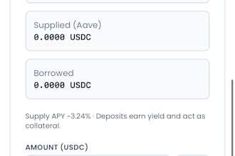 build a defi crypto wallet with aave, nexus mutual trading and web3 integration
