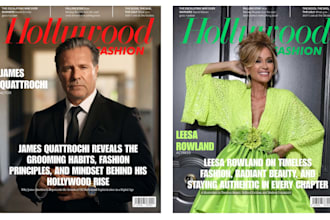 publish your feature and cover in hollywood fashion magazine