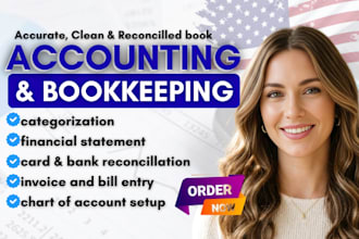 do bookkeeping, quickbooks cleanup, xero and wave expert