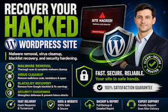 do recover hacked wordpress website, remove malware, virus and blacklist