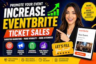 promote your eventbrite event and increase ticket sales with targeted marketing