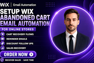 setup wix abandoned cart email automation for your online store