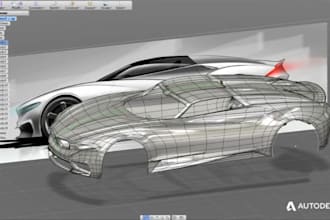 automotive reverse engineering and recreate car parts from photos scan data cad