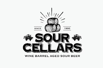 design a vintage brewery logo for your beer brand