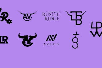 do professional western cattle brand logo design