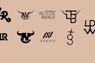 do premium professional western cattle brand logo design