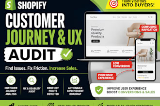 audit your shopify customer journey and user experience