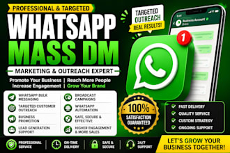setup whatsapp marketing campaigns, bulk messaging and business promotion