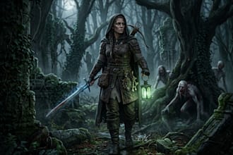 fantasy horror and fantasy horror character