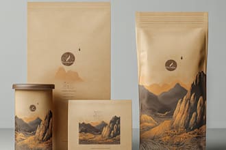 design product packaging, label, box and tube