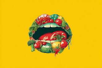 food pop art of your food pop art