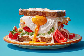 design fun cartoon food characters and pop art mascots