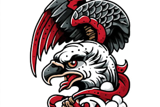 make old school traditional tattoo
